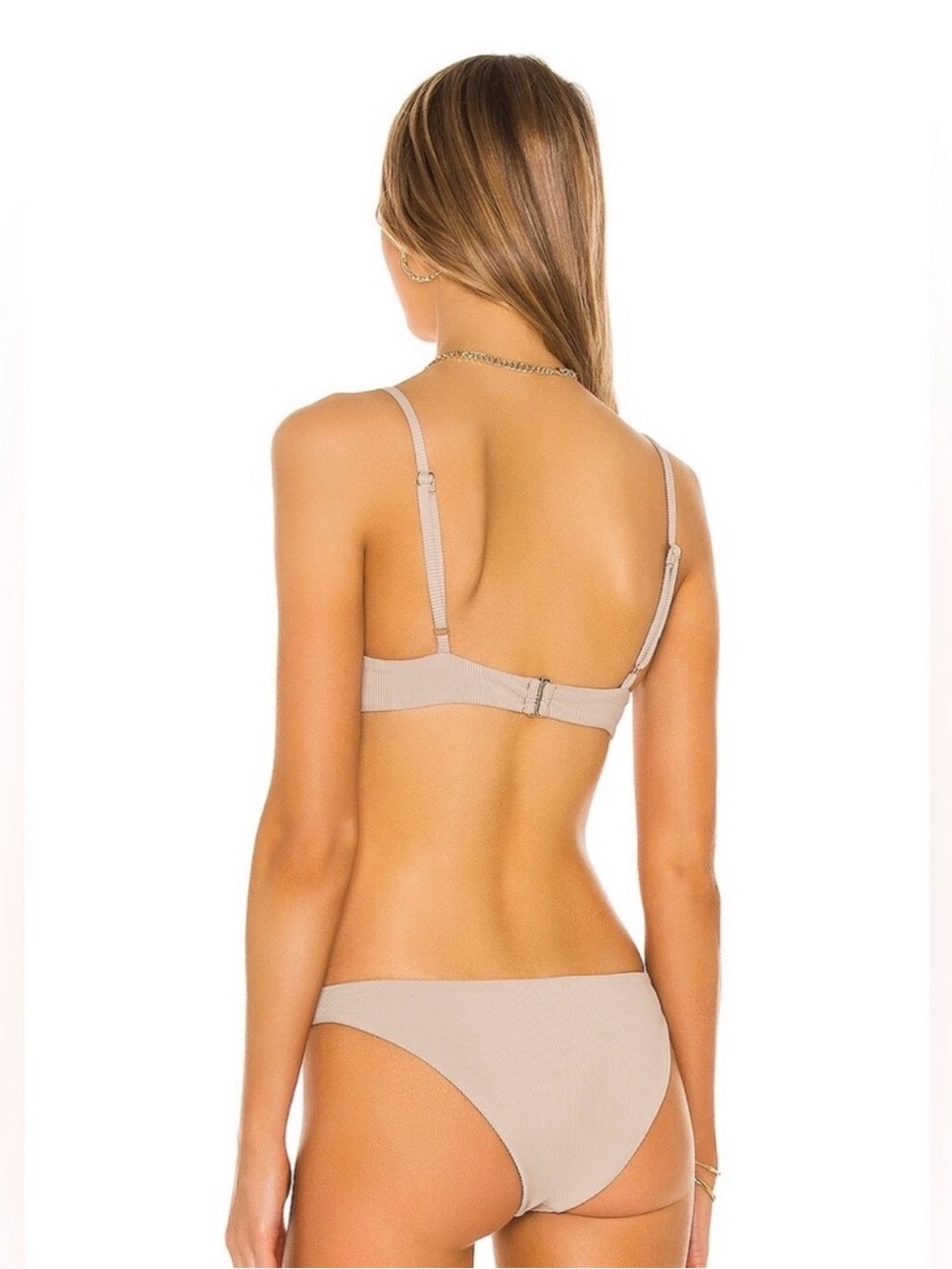 Beach Riot Beige Ribbed Bikini Set - Picture 3 of 6